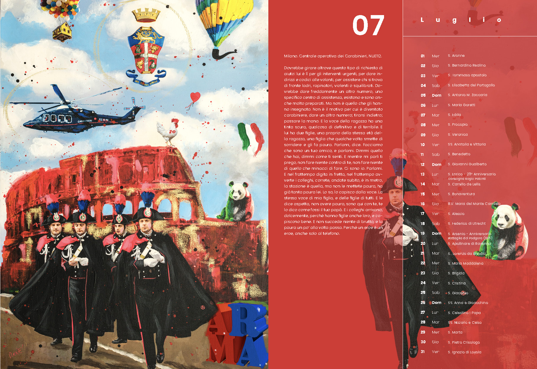 Calendario Carabinieri 2026 - Pagina 10